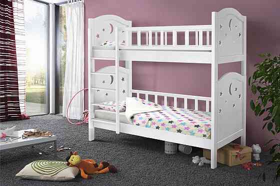 Ліжко Тоскана двух'ярусна 800*1900 білий Київ