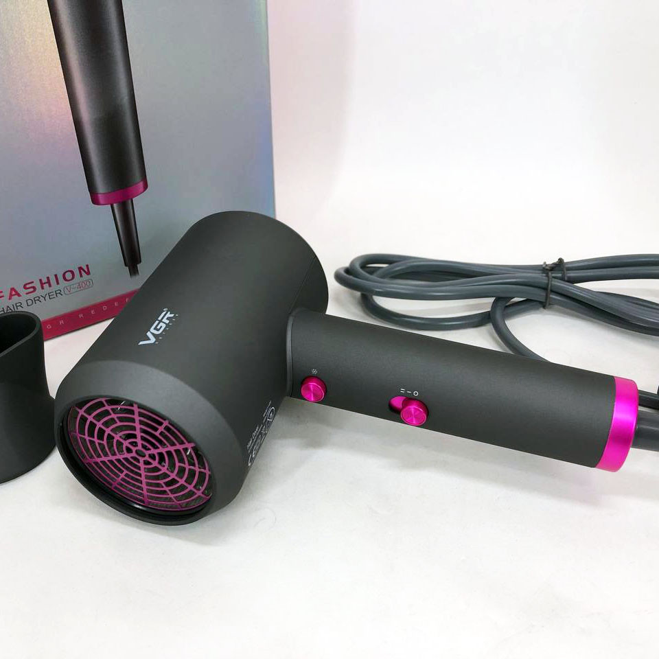 Фен для укладки с холодным обдувом VGR, Фен профессиональный домашний для волос Фены сушки волос ZK-57 Львов - изображение 8