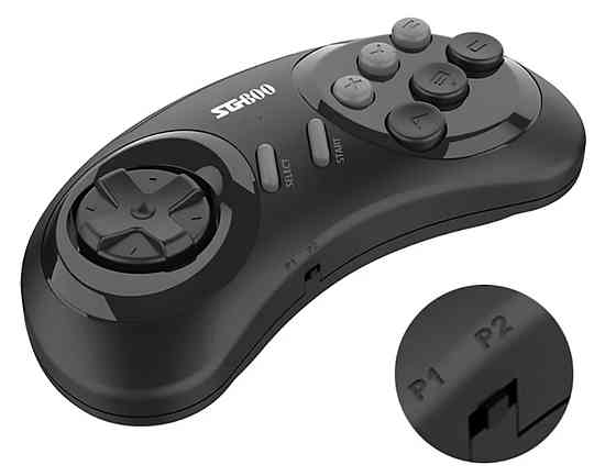 Приставка ігрова з бездротовими джойстиками Game Controller SG800, чорна Вінниця