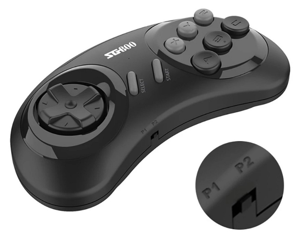 Приставка ігрова з бездротовими джойстиками Game Controller SG800, чорна Вінниця - фото 2