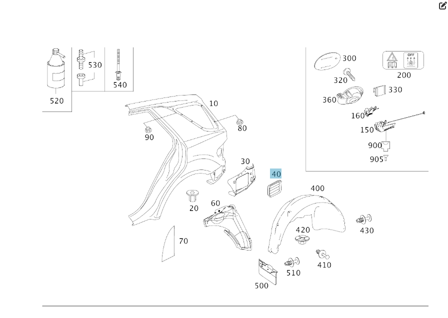 Mercedes-Benz  A1648300042 Вентиляційна заслінка - клапан ML W164 R-class short W251 CL C216 S-class short W221 GL X164 S-class long V221 R-class long Одесса - изображение 5