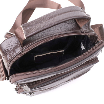 Сумка Vintage З натуральної шкіри Коричнева (22865) Вінниця - фото 11