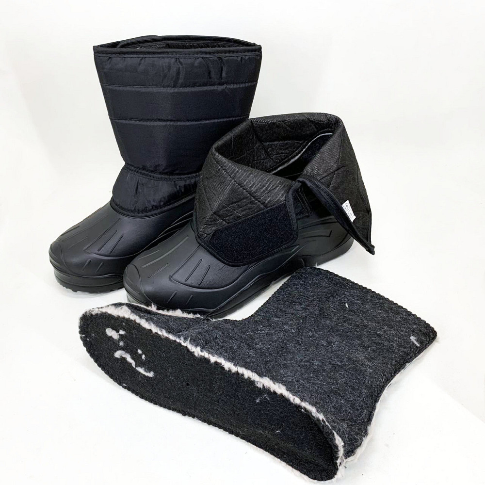 Обувь для работы на даче 46р 30см, Туфли рабочие мужские, Сапоги мужские утепленные короткие NA-66 Львов - изображение 2