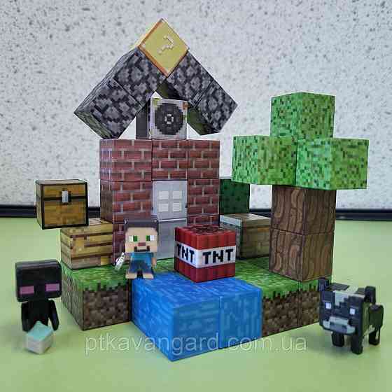 Конструктор магнітний майнкрафт / магнітні блоки 46 шт Dream World LZCK 052 Хмельницький
