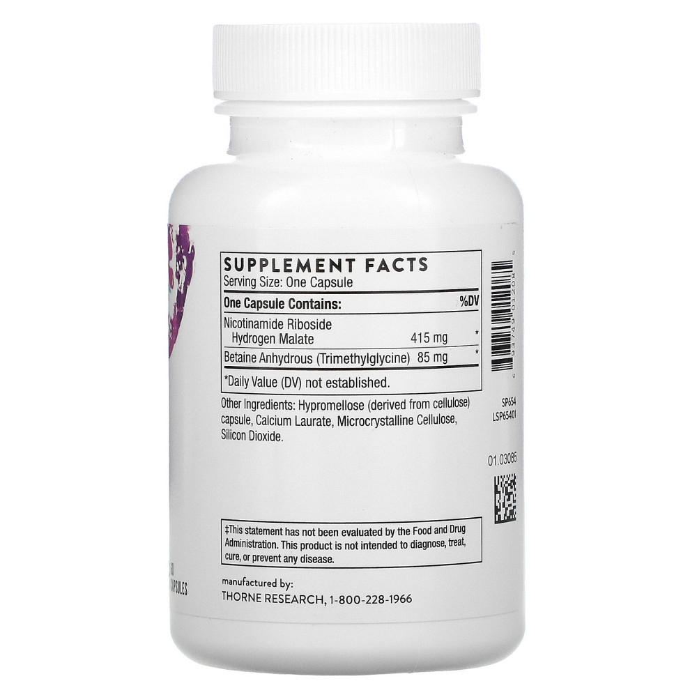 Нікотинамід рибозид Thorne NiaCel 400 60 капс Київ - фото 2