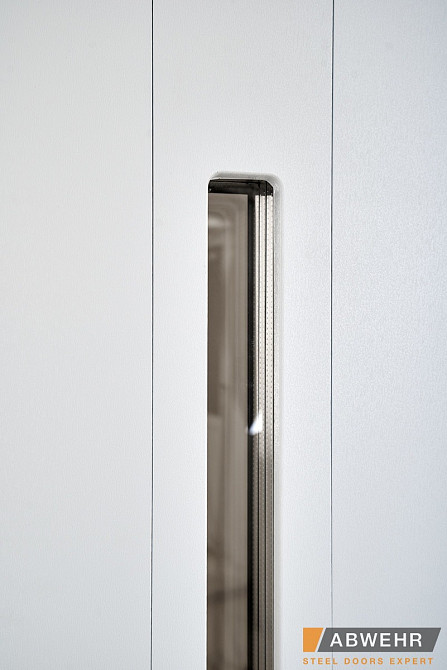 Двері вуличні, модель 506 Nordi Glass RAL 7021Т зі склопакетом Київ - фото 6