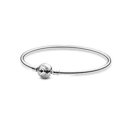 Срібний браслет для намистин Пандора Princess Jasmine & Aladdin Bangle 598037CZ MasterSem Київ