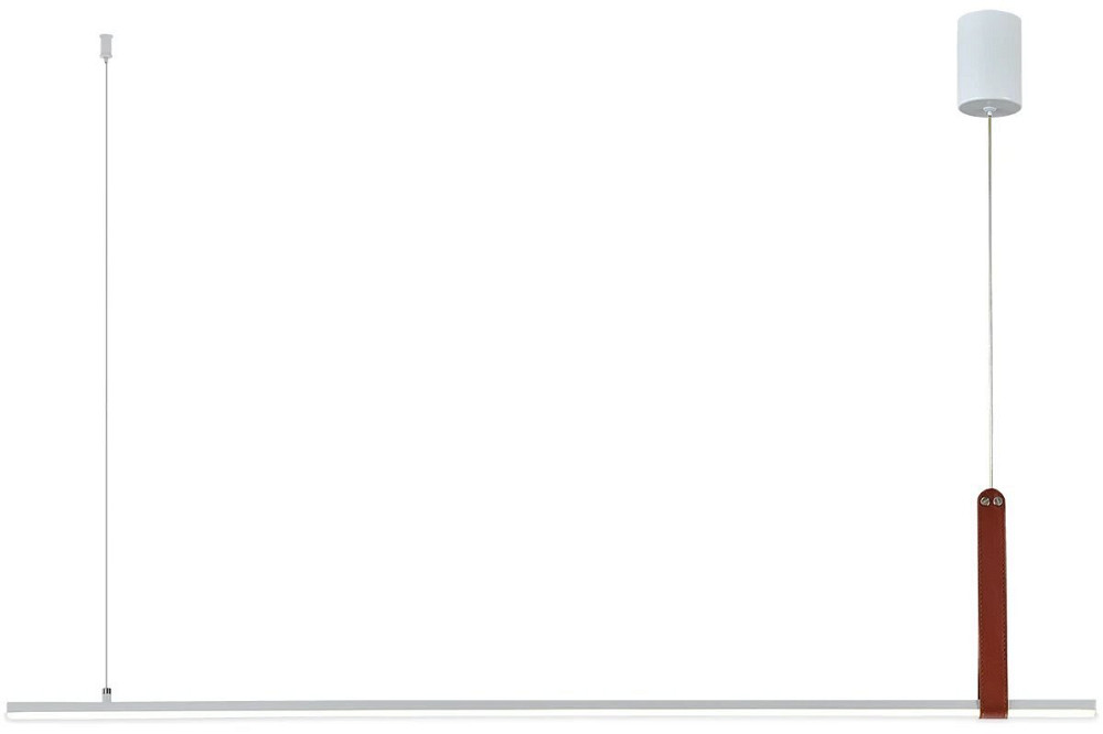 VALESO Підвісний світлодіодний світильник G 2810/1100 44W Білий+Штучна шкіра Коломия - фото 14