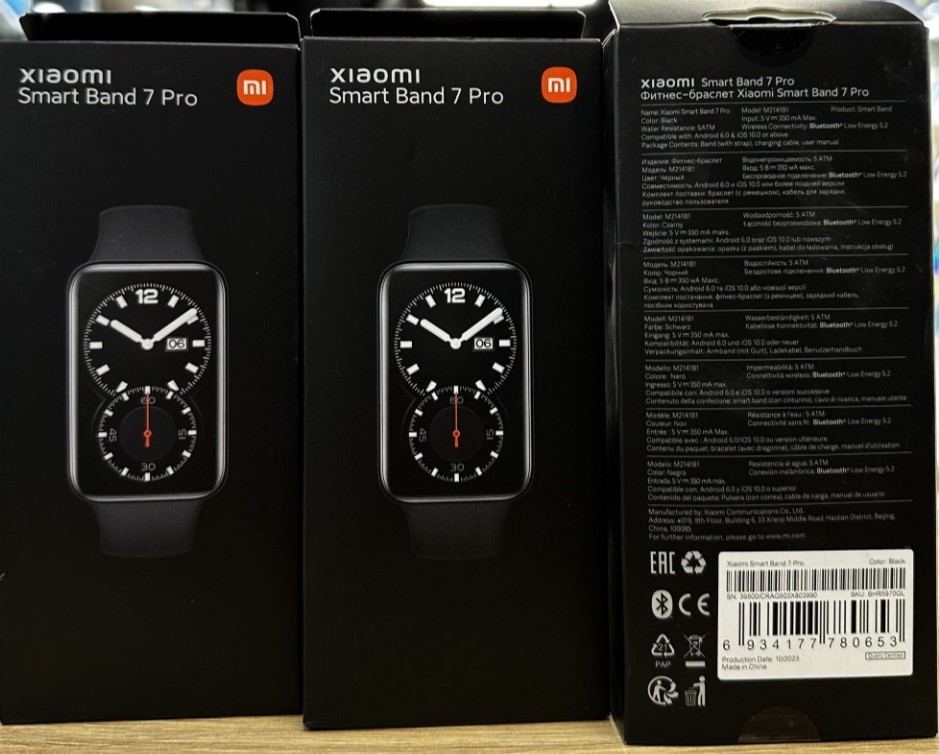 СМАРТ -Часы: Xiaomi Smart Band 7 Pro Black Global (BHR5970GL) Киев - изображение 2