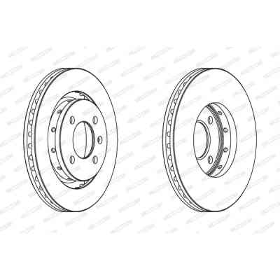Тормозной диск FERODO DDF1365 Винница