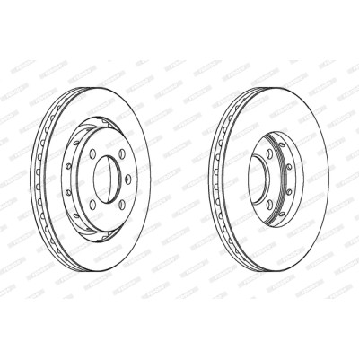 Тормозной диск FERODO DDF1365 Винница - изображение 1