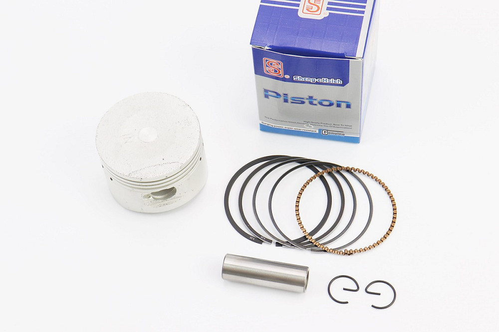 Поршень к-кт 110cc 52,4мм +0,25 (палець 13мм) синя коробка Киев - изображение 1