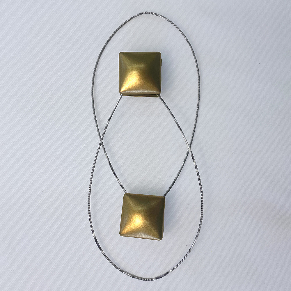 Магниты для штор и гардин Квадрат набор 2 шт Бронзовый (81-282) Киев - изображение 7