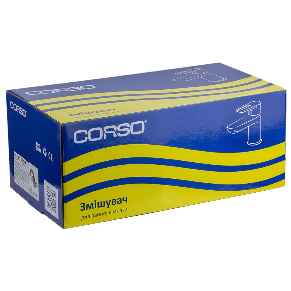 Corso Смеситель BRENTA 1/2" для раковины литой на шпильке CORSO FE-2A152K (9679004) Коломыя - изображение 5