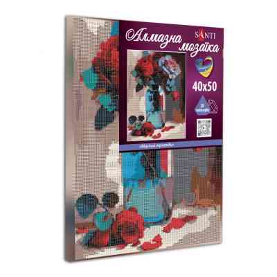 Картина по номерам Santi Магические розы 40*50 см алмазная мозаика (954698) Винница