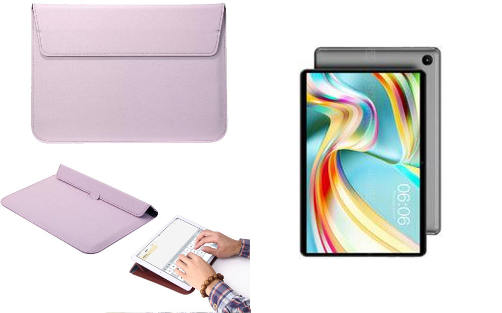 Чехол-конверт VitoCase для Teclast P25, P25T, с функцией подставки для планшета Фиолетовый Киев - изображение 1