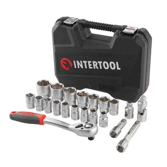 Набір інструментів 1/2" 21од (ET-6021SP) INTERTOOL ET-9021 Київ