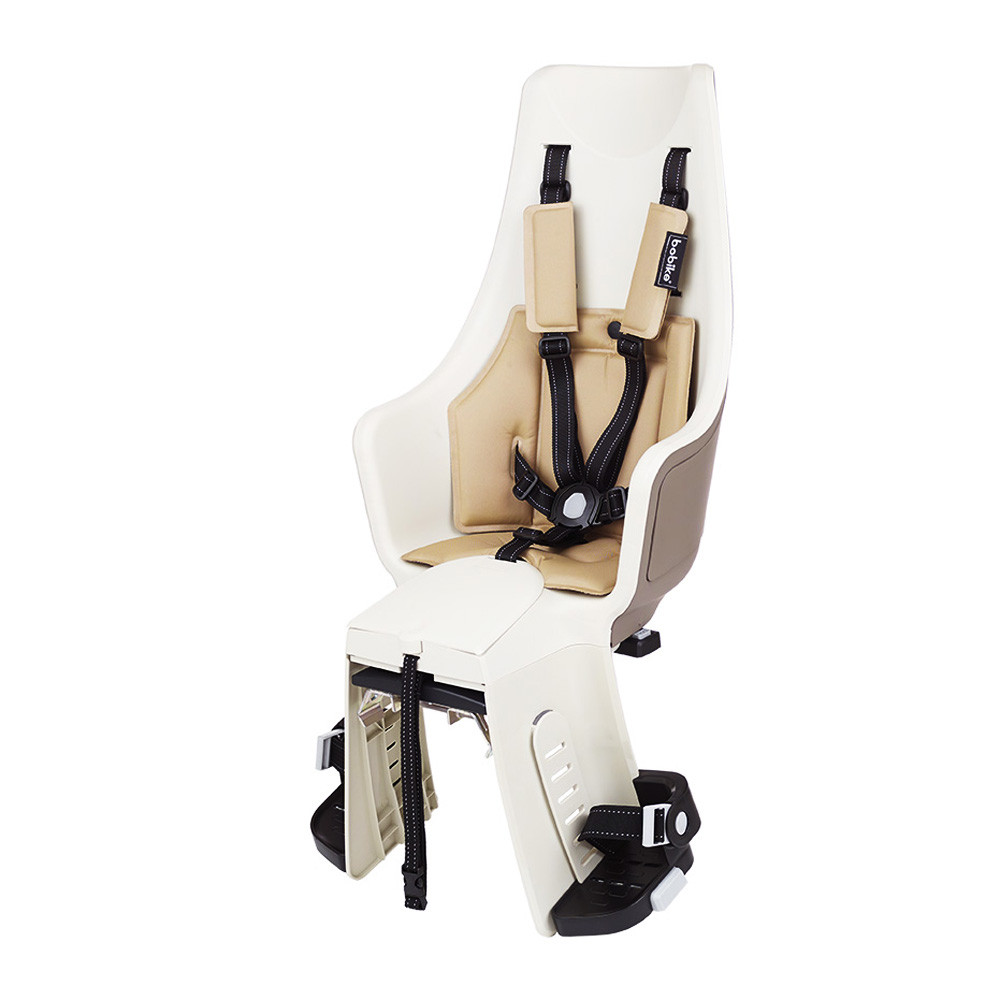 Детское велокресло Bobike Exclusive maxi Plus Carrier LED / Safari chic Київ - фото 1