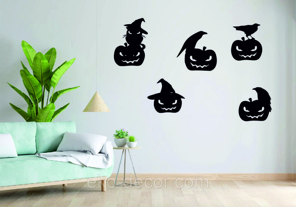 Декоративное настенное Панно «Хэллоуин - тыква», Декор на стену 50*41 см Киев - изображение 10