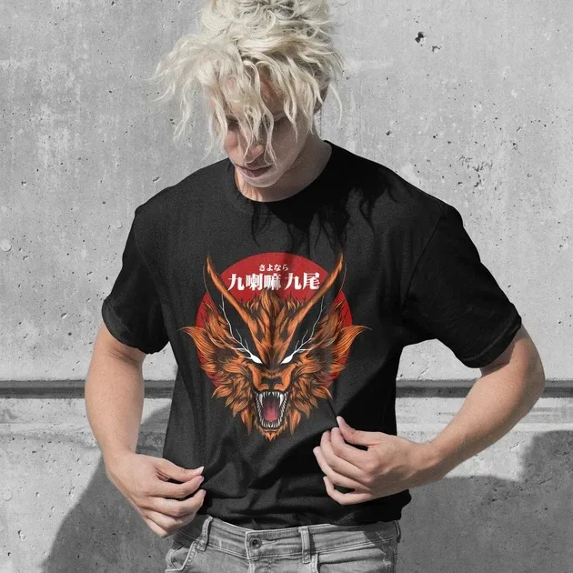 Футболка для подростка мальчика с принтом Наруто Курама Размер 160 Anime10076 Днепр - изображение 3