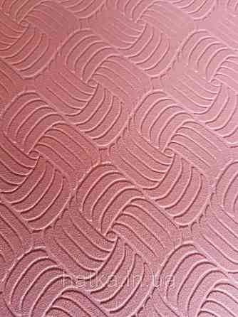 Шпалери вінілові Lutece Melody 51197320 геометрія смуги фігури структурні червоно-бордові Київ