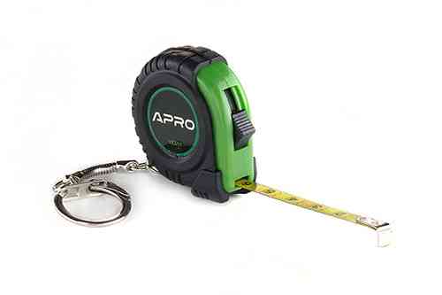Рулетка брелок 1 м х 6 мм APRO Ровно