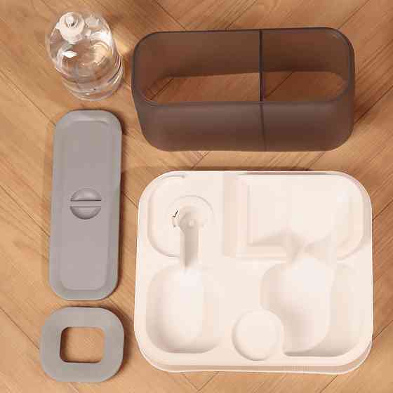 Миска для кошек собак с автоматической поилкой и кормом Taotaopets 193306 Gray + White Киев