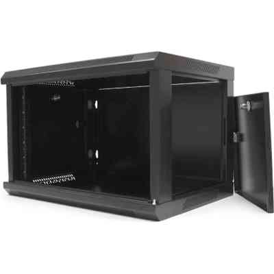 Шкаф настенный Merlion 6U 19" 600*350*367 (Ш*Г*В)мм, black (MI3-6306 / 36527) Винница