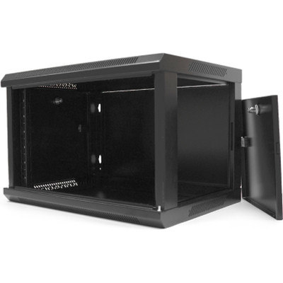 Шафа настінна Merlion 6U 19&quot; 600*350*367 (Ш*Г*В)мм, black (MI3-6306 / 36527) Вінниця - фото 3