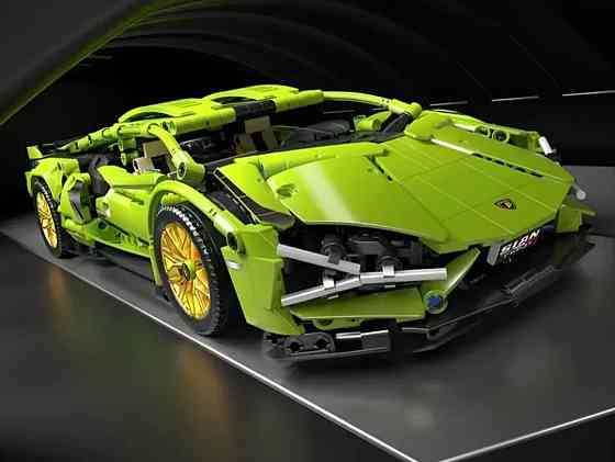 Конструктор машинки Technic Lamborghini Sian на радиоуровке, маштаб 1:14 Ламба Киев