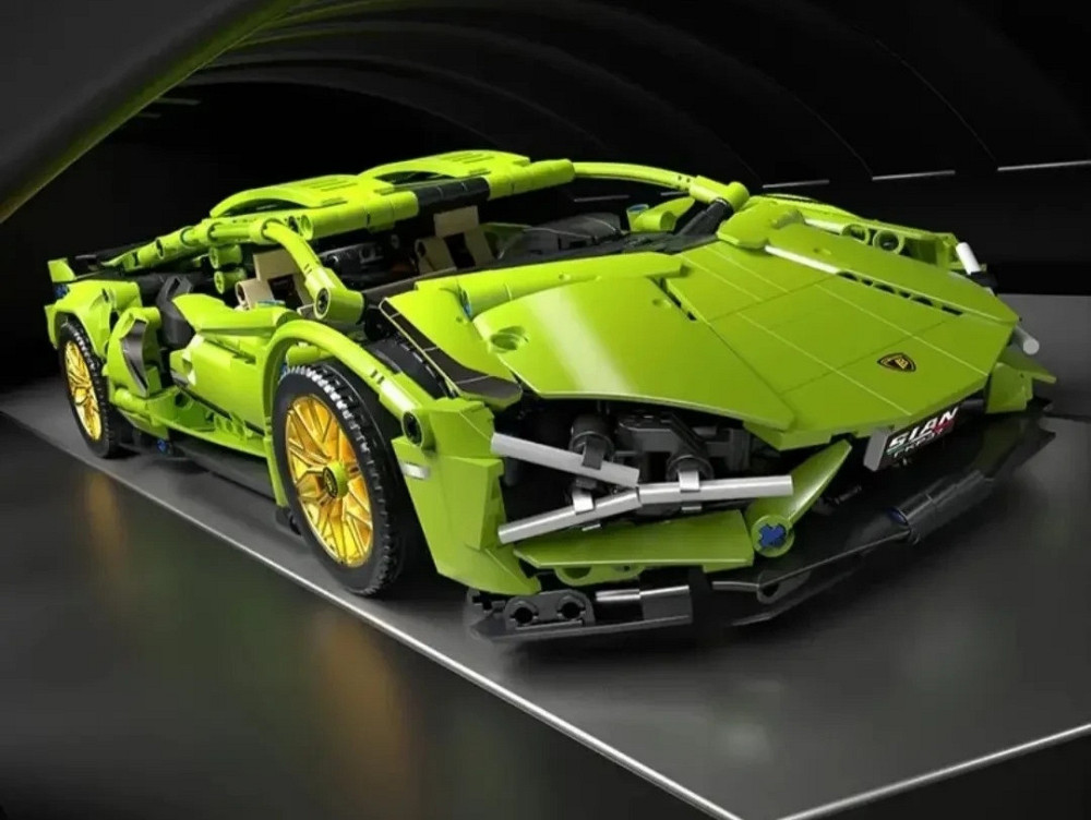 Конструктор машинки Technic Lamborghini Sian на радиоуровке, маштаб 1:14 Ламба Киев - изображение 6