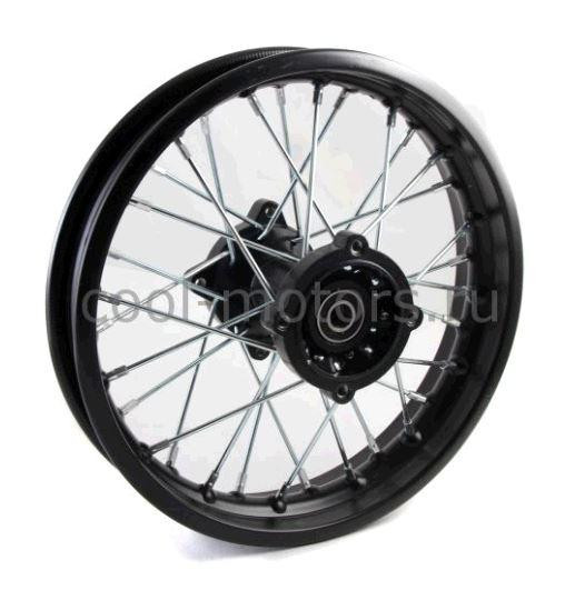 Диск колеса   1,6 * 12   (задний) (спицованый)   Питбайк Мукачево - изображение 1
