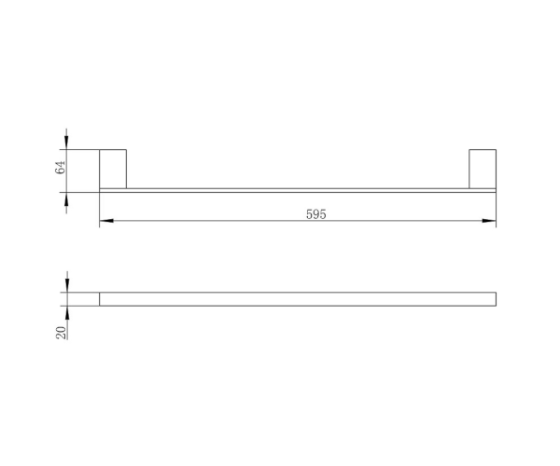 Держатель для полотенец IMPRESE BITOV хром Киев