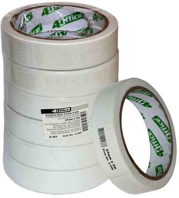 Стрічка клейка двохстороння піна 