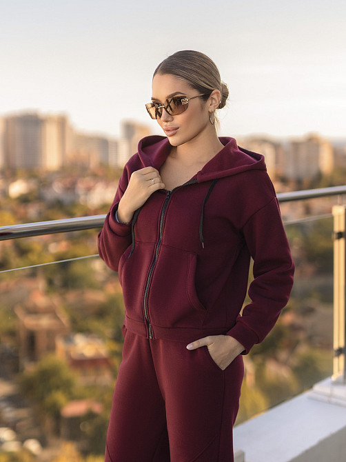 Утеплений спортивний костюм жіночий "The best" | Батал Марсала, 50-52 Київ - фото 2