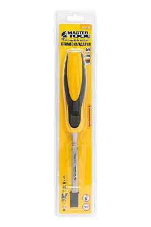Стамеска ударна MASTERTOOL CrV 10 мм з двокомпонентною ручкою 14-1510 Коломыя