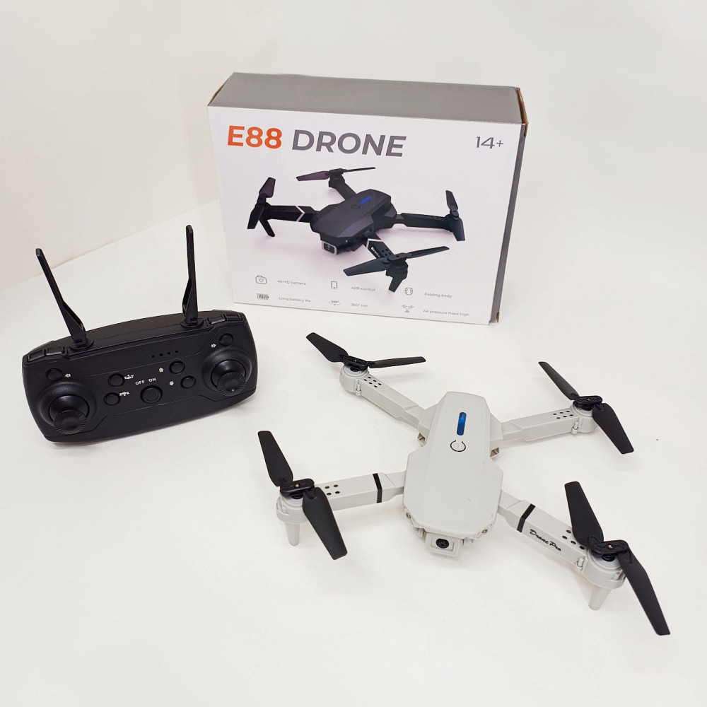 Квадрокоптер E88 міні дрон з HD камерою FPV до 20 хв польоту 2 АКБ та КЕЙС GV-81 Львів - фото 13
