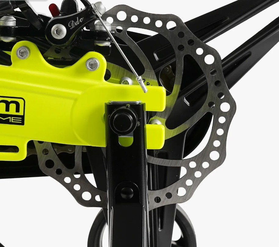 Велосипед Corso REVOLT двоколісний магнієва рама 18 дюймів з додатковими колесами Жовтий (MG-18340) Чернигов - изображение 6