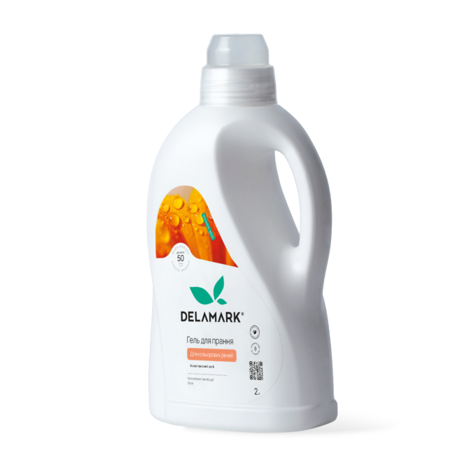 Гель для прання Color DeLaMark 2 л Киев - изображение 2
