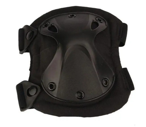 Комплект защиты Наколенники + налокотники из ударопрочного пластика (Черный) Винница - изображение 4