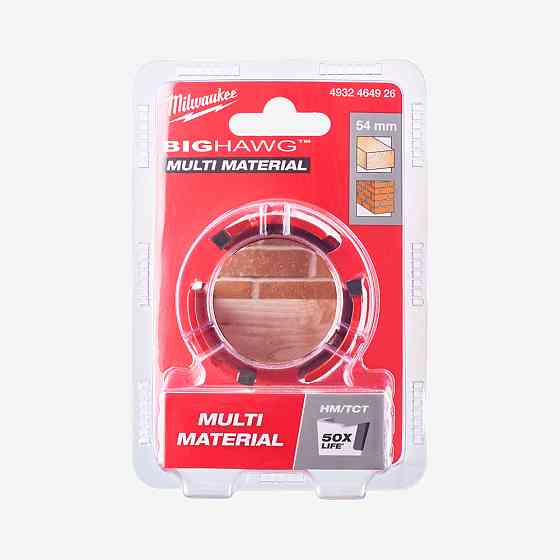 Коронка по мультіматеріалу MILWAUKEE Bighawg, Ø54мм Одеса