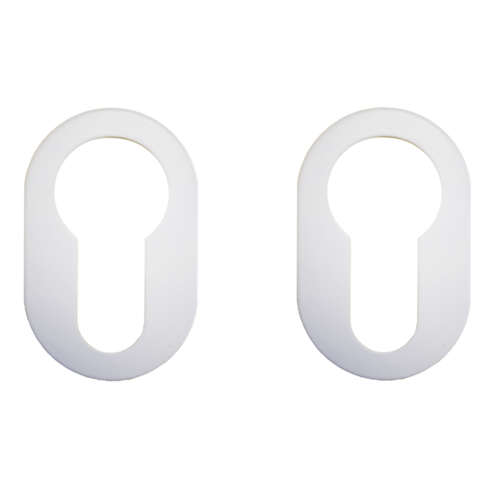 Дверна накладка під циліндр Nuda білий матовий Київ - фото 1