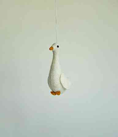 Мягкая фетровая игрушка гусь ручной работы – безопасная развивающая игрушка Киев