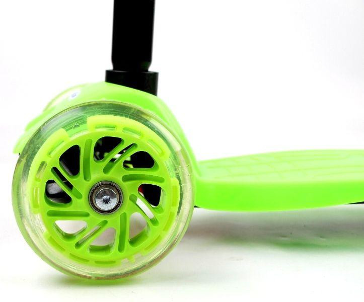 Самокат MAXI. Green - Яркий салатовый, все колеса светятся Одесса - изображение 4