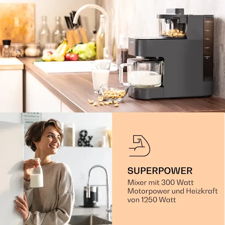 Б/У! Читати опис! Машина для приготування горіхового молока Klarstein Marcia з Німеччини Дніпро - фото 7