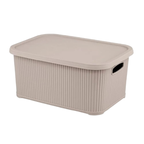 Кошик для білизни 28л 44*33*23см кава з молоком Nostalgia ELIF Житомир - изображение 1