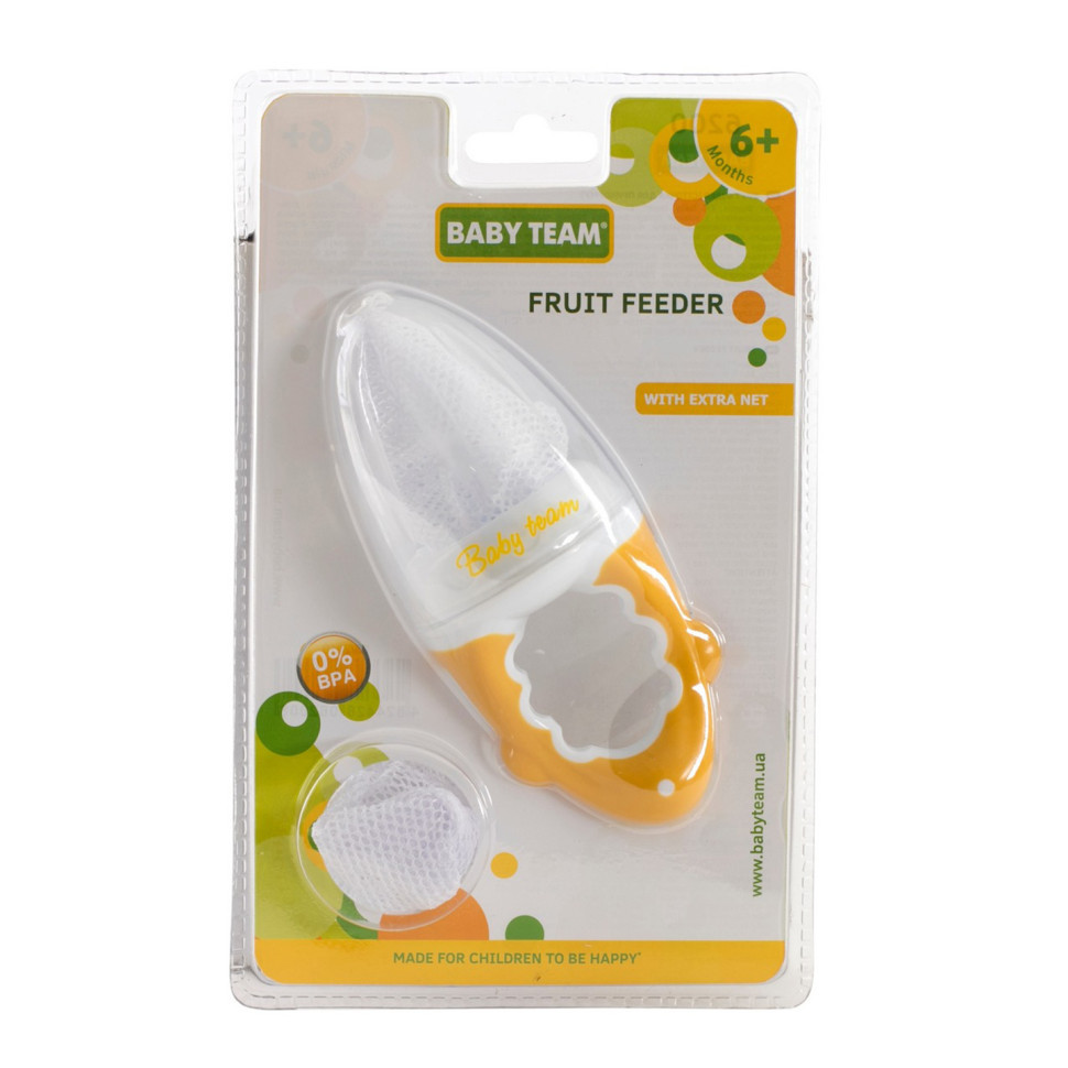 Ніблер для прикорму немовлят Фрут Фідер 6200_жовтий, сіточка Вінниця - фото 3
