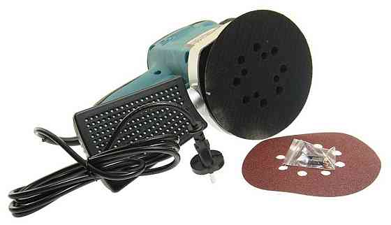 Шліфувальна машинка орбітальна з пилезбірником і додатковими вугільними щітками (220V, 450W, 4000-13 Одеса