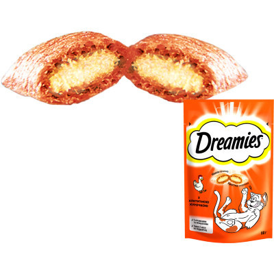 Лакомство для котов Dreamies с курицей 60 г (4008429037894) Винница - изображение 3