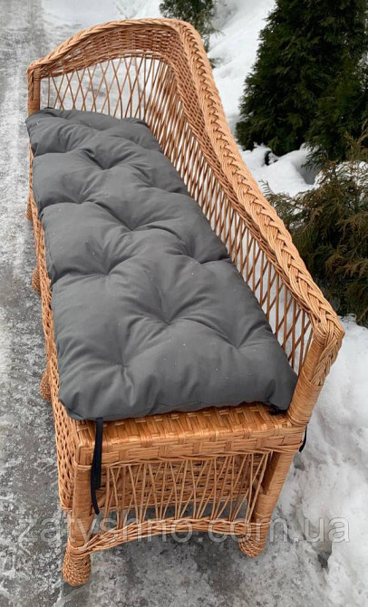 Диван плетеный с шухлядами и подушкой Киев - изображение 7